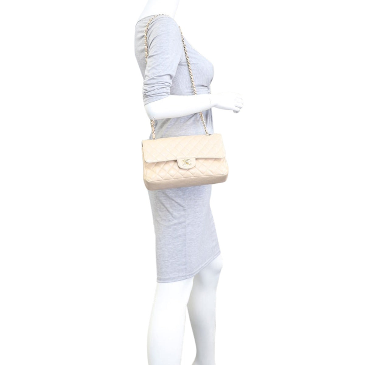 Chanel Classic Double Flap Medium | 13 Series Beige