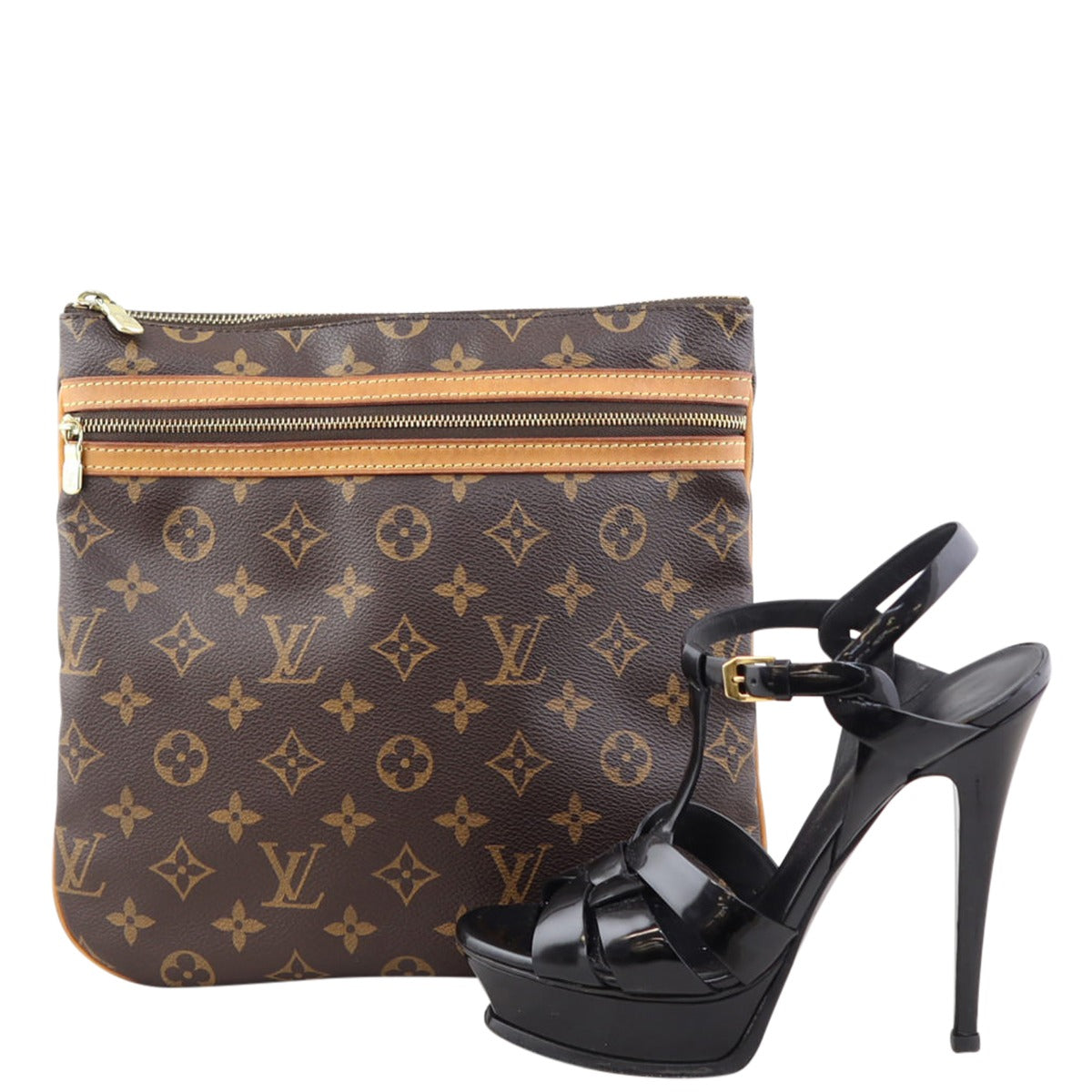 Louis Vuitton Pochette Bosphore Crossbody Monogram