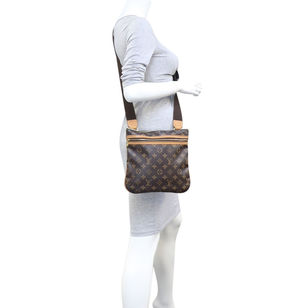 Louis Vuitton Pochette Bosphore Crossbody Monogram