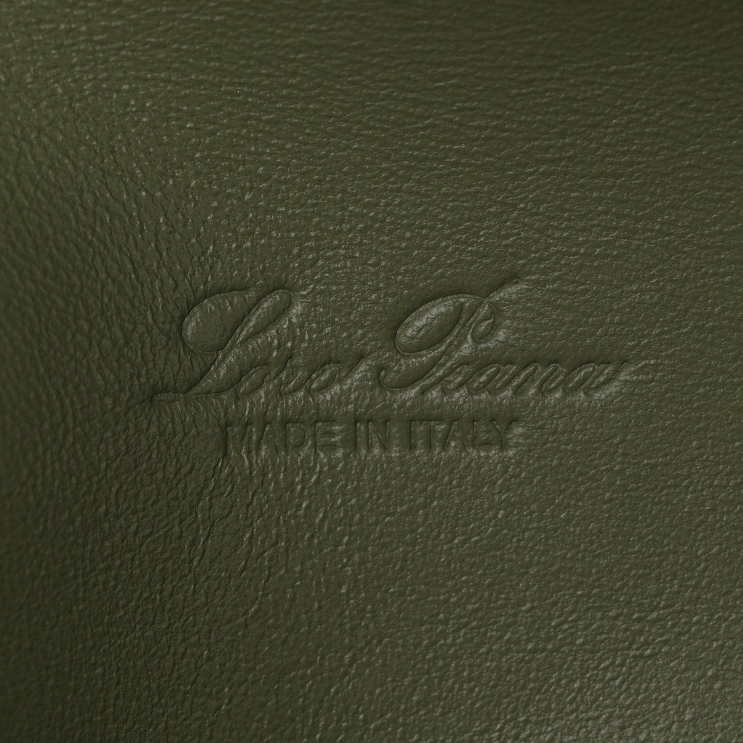 Grained Calfskin L19 Extra Pocket Pouch Sage Brush Leaves