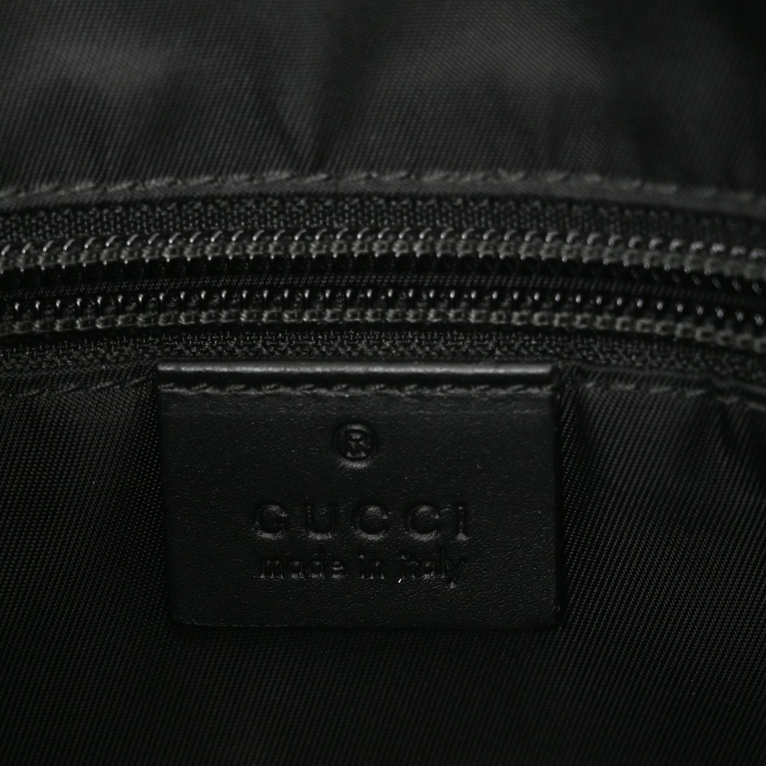 GG Supreme Monogram Web Messenger Bag Black