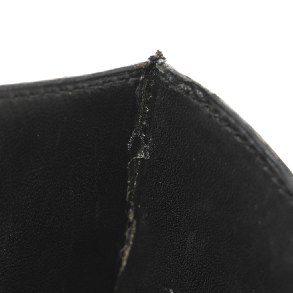 Shiny Caiman Crocodile Constance 23 Black