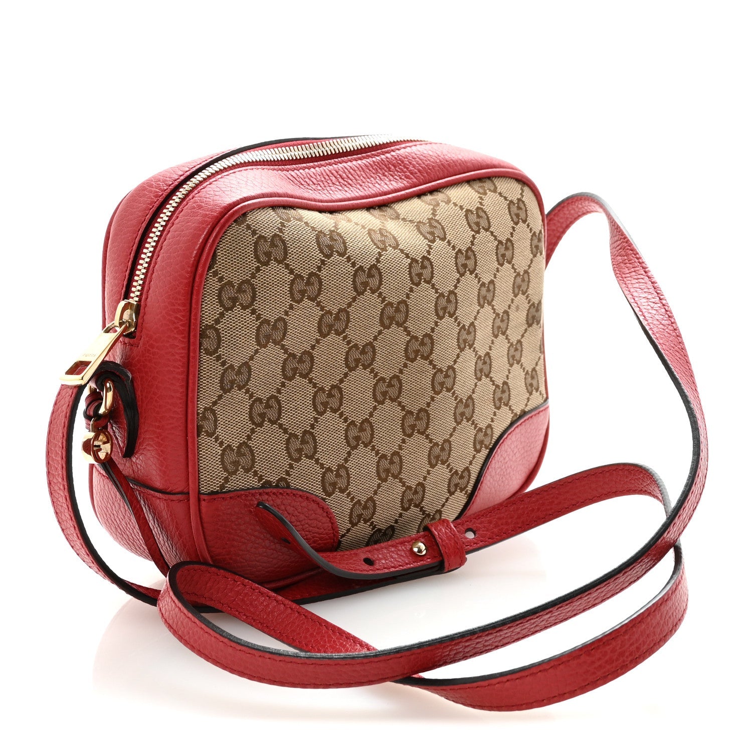 Monogram Mini Bree Messenger Bag Red