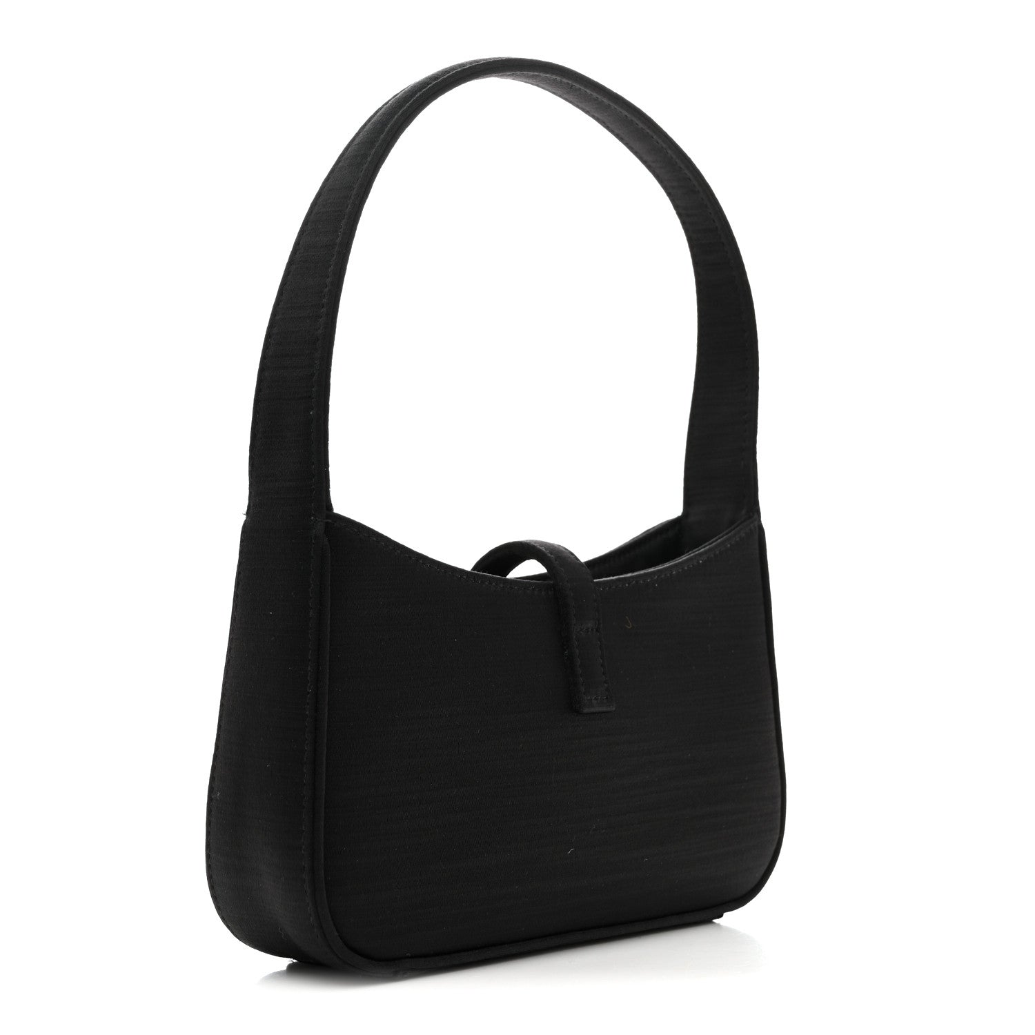 Satin Le 5 A 7 Mini Hobo Black