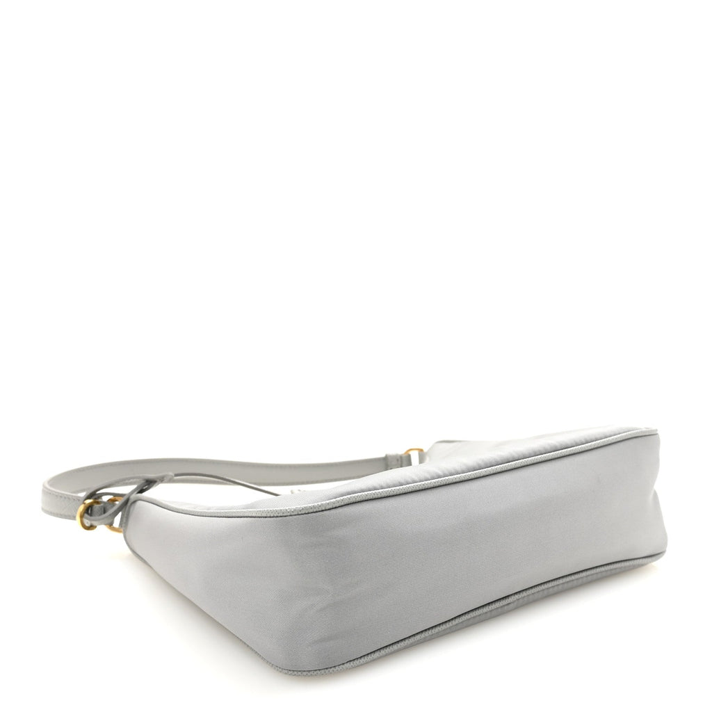 Re-Nylon Saffiano Mini Re-Edition 2005 Bag Cloudy
