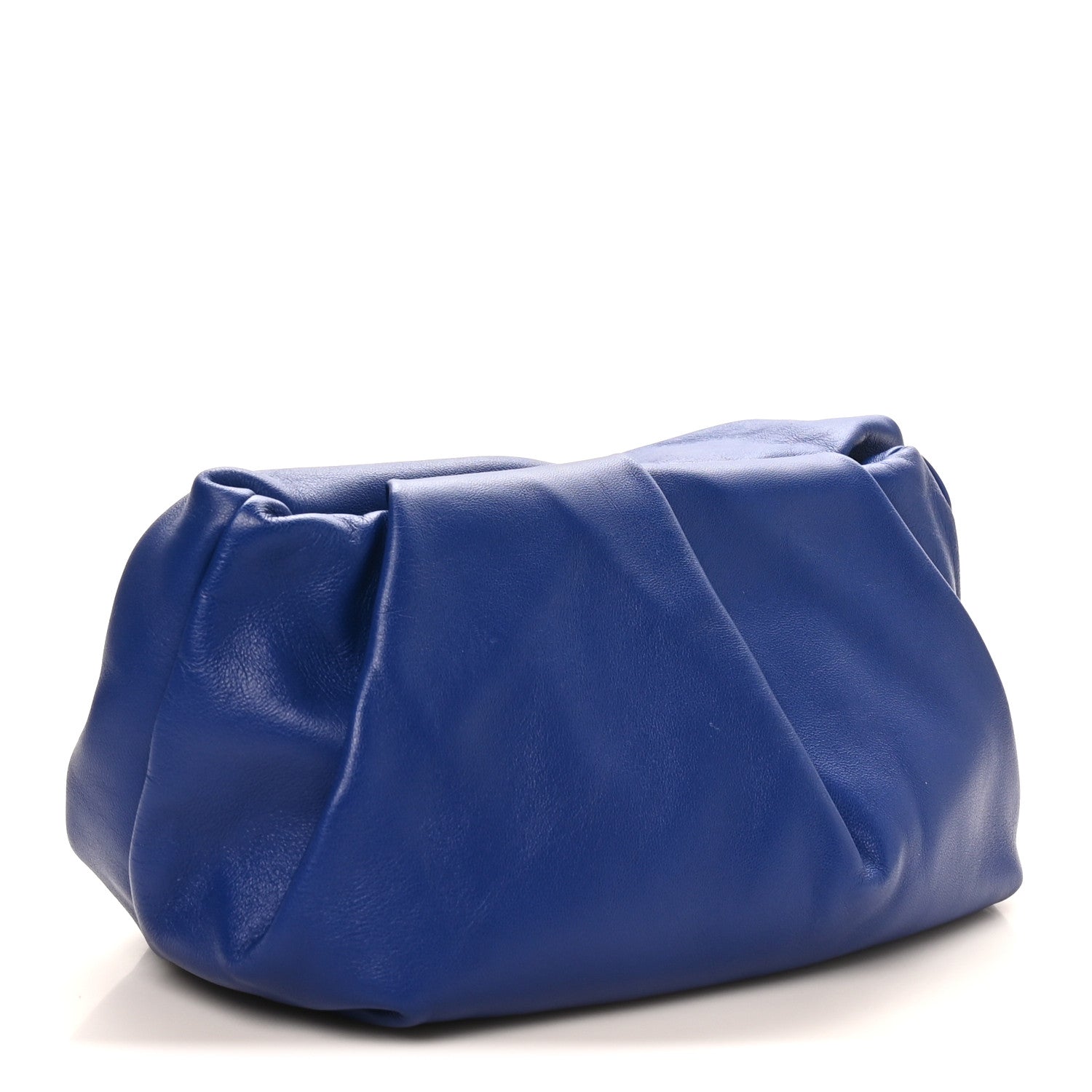 Smooth Calfskin Rose Clutch Knight