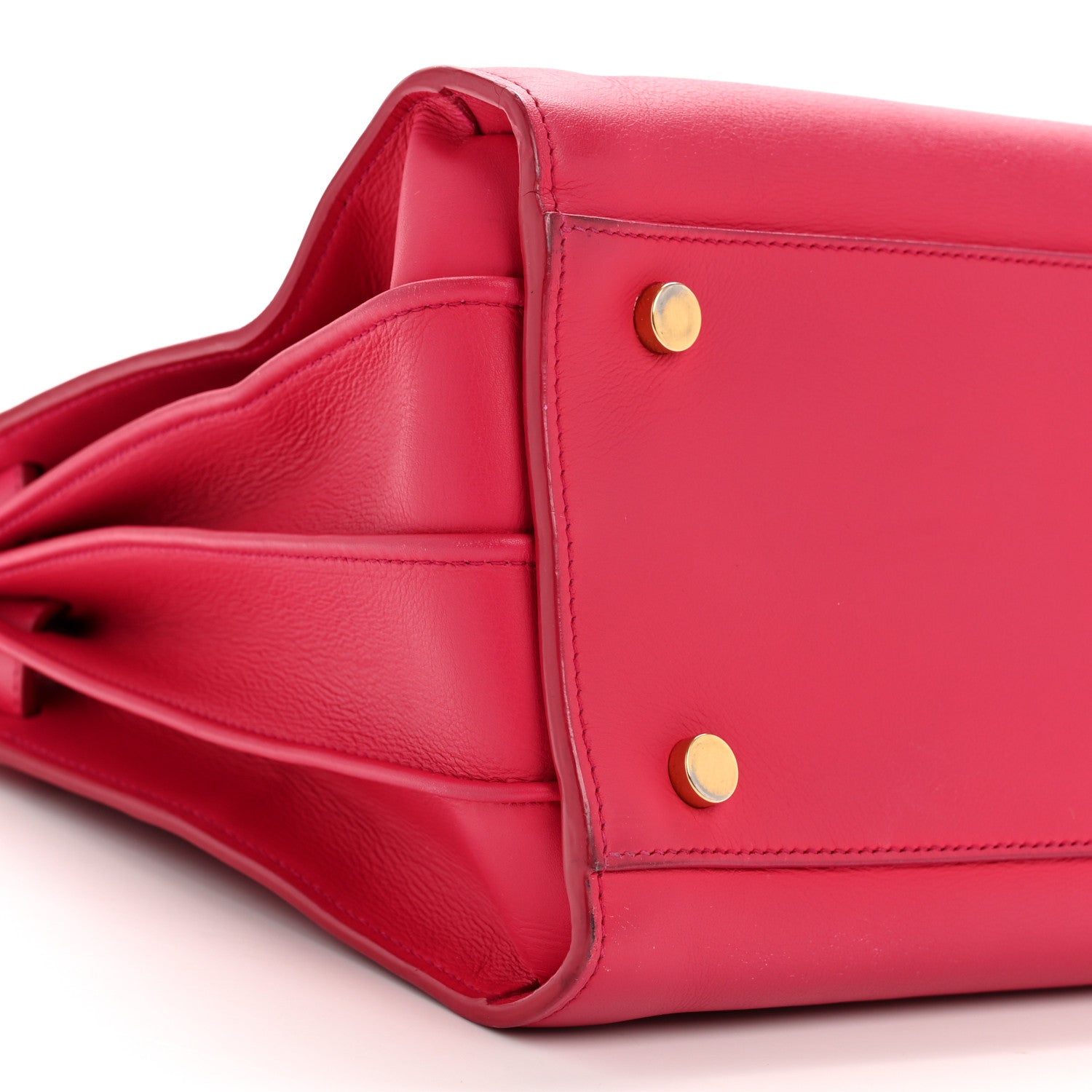 Calfskin Small Sac De Jour Lipstick Fuchsia
