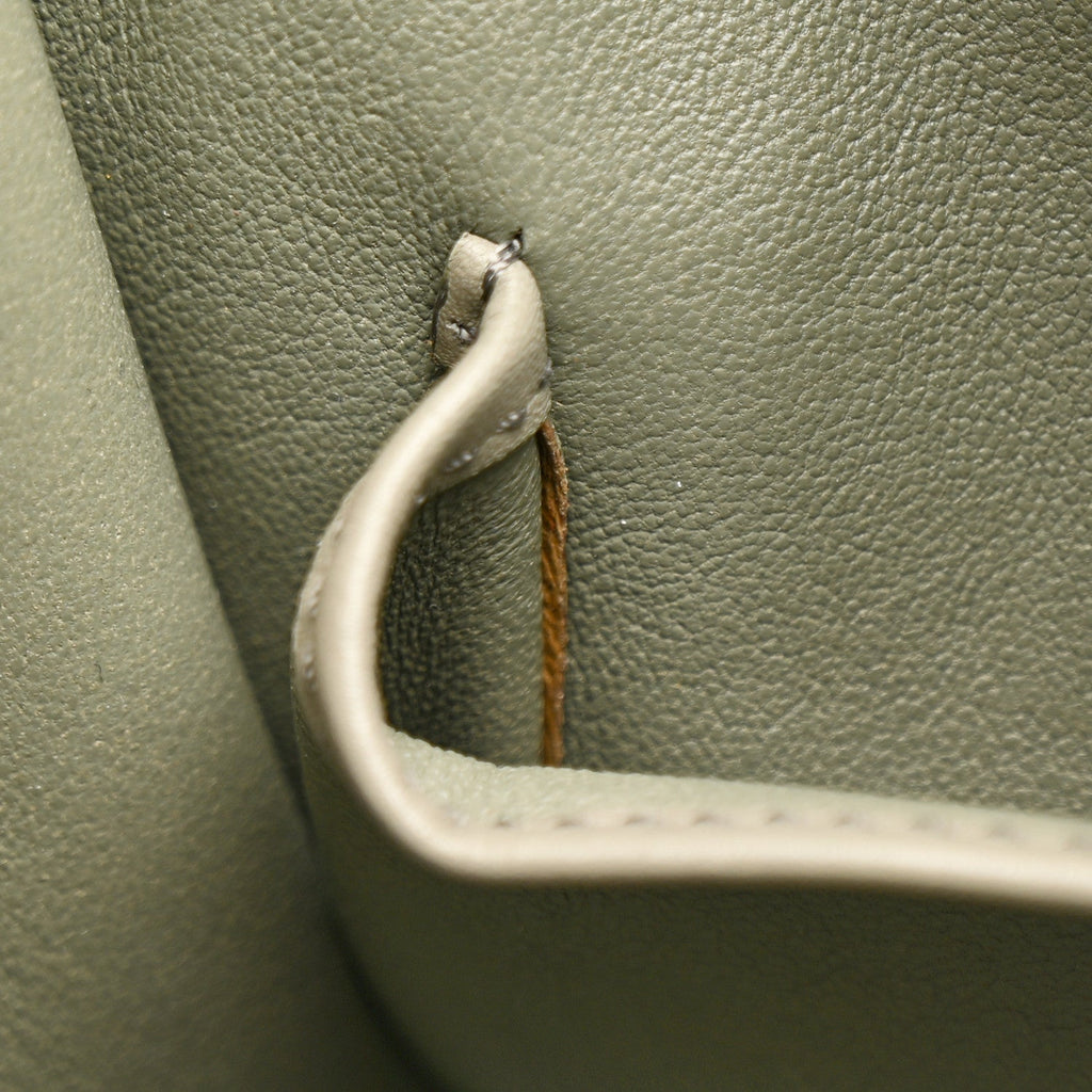 Smooth Calfskin Mini Luggage Almond