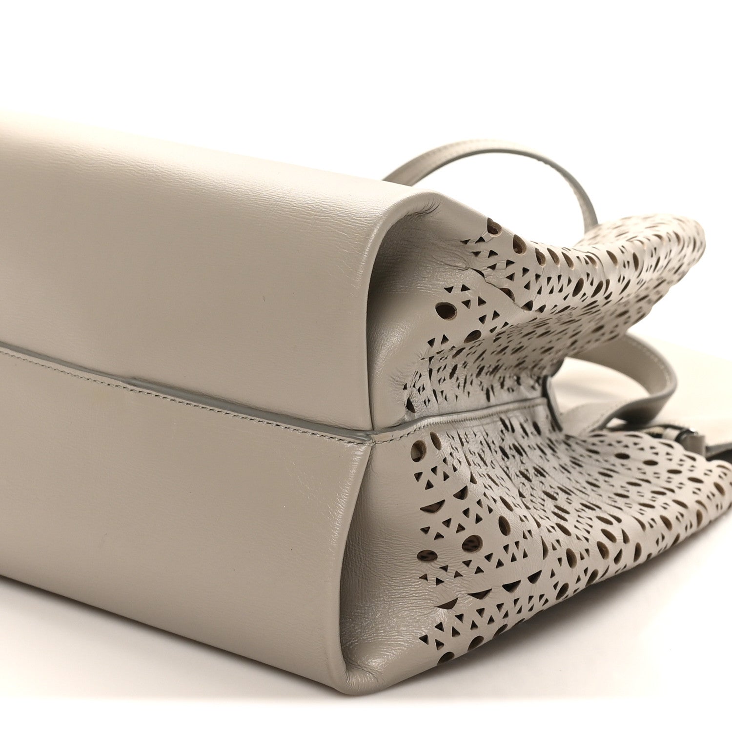 Lux Calfskin Vienne Wave Mina 25 Bag Perle