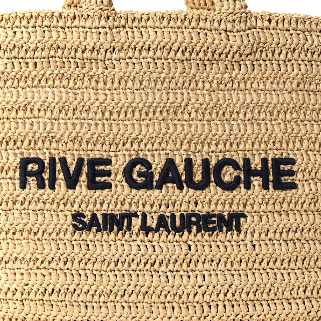 Raffia Rive Gauche Tote Natural