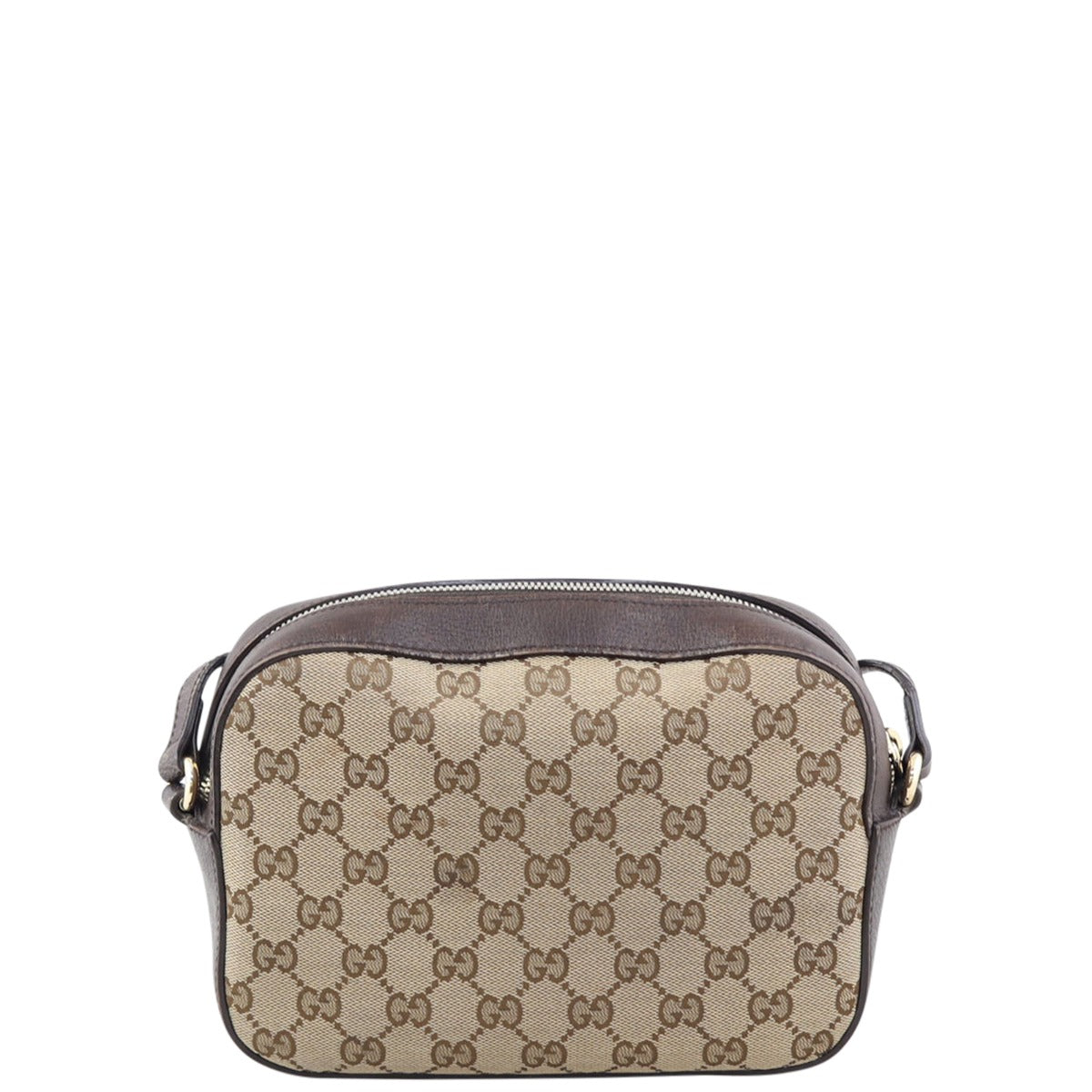 Gucci GG Canvas Webby Bee Crossbody Bag