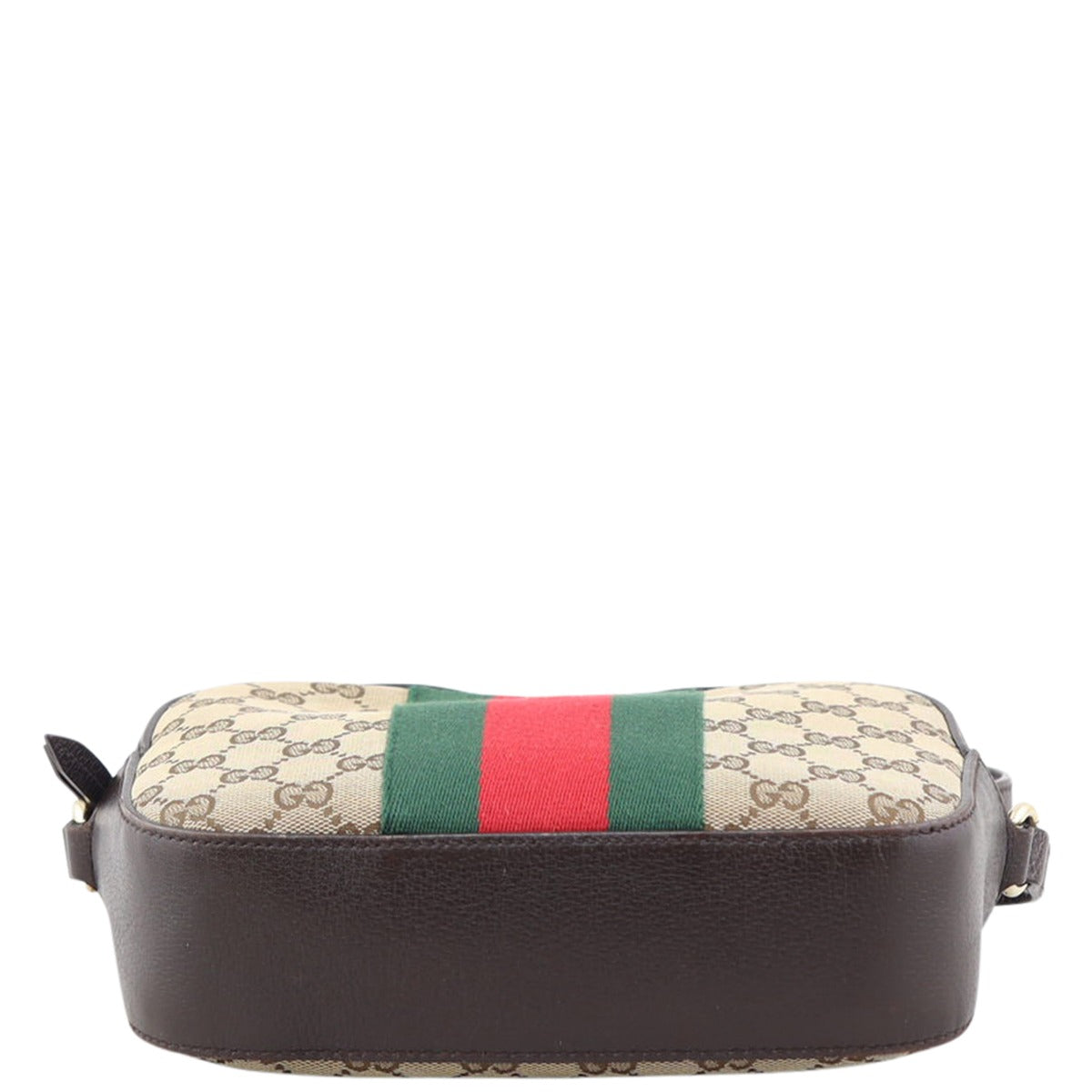 Gucci GG Canvas Webby Bee Crossbody Bag
