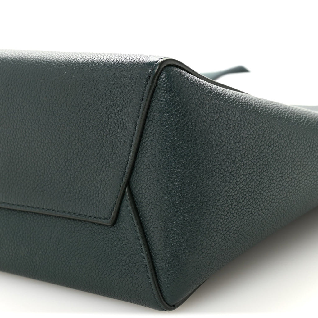 Soft Grained Calfskin Small Sangle Bucket Bag Amazone