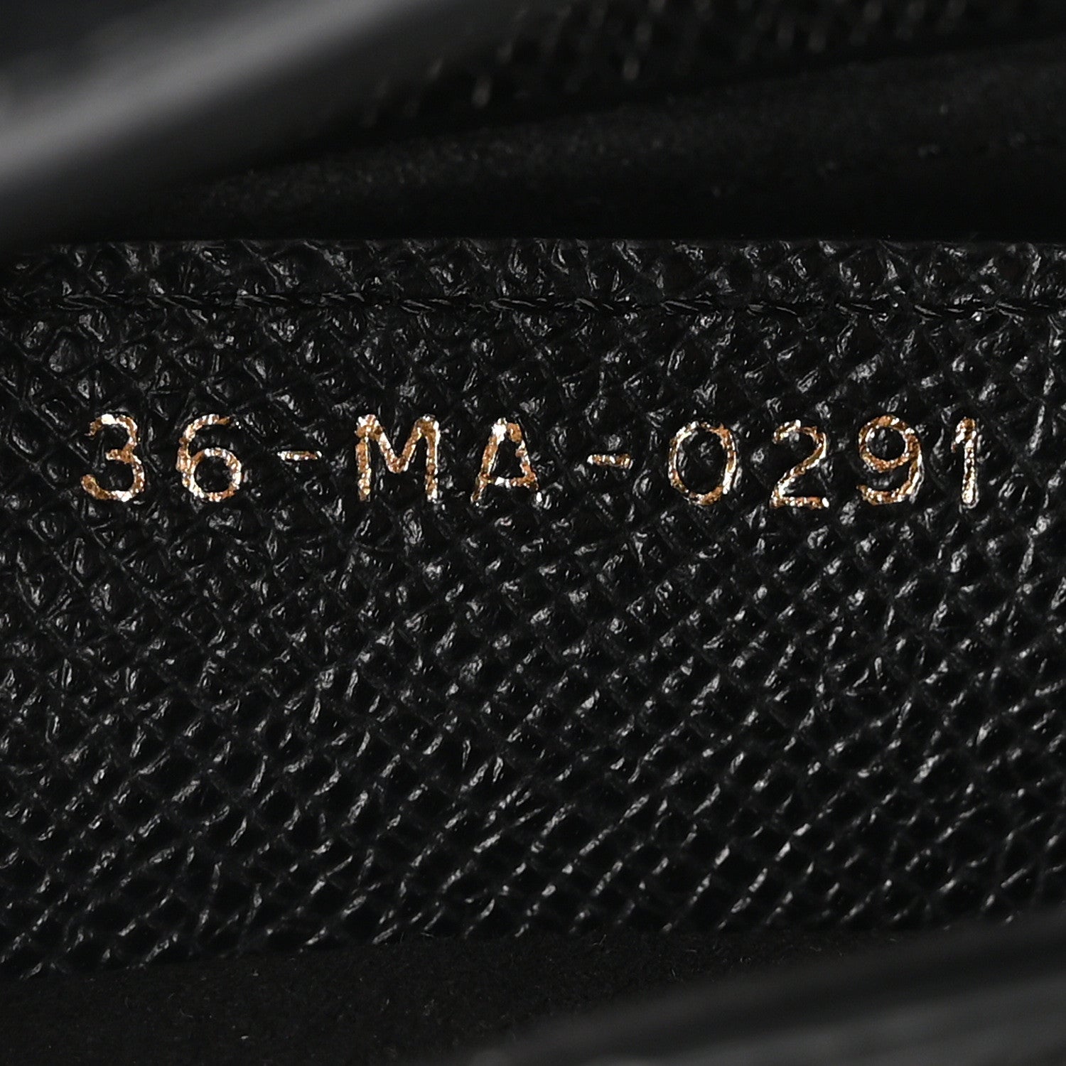 Grained Calfskin Saddle Bag Black