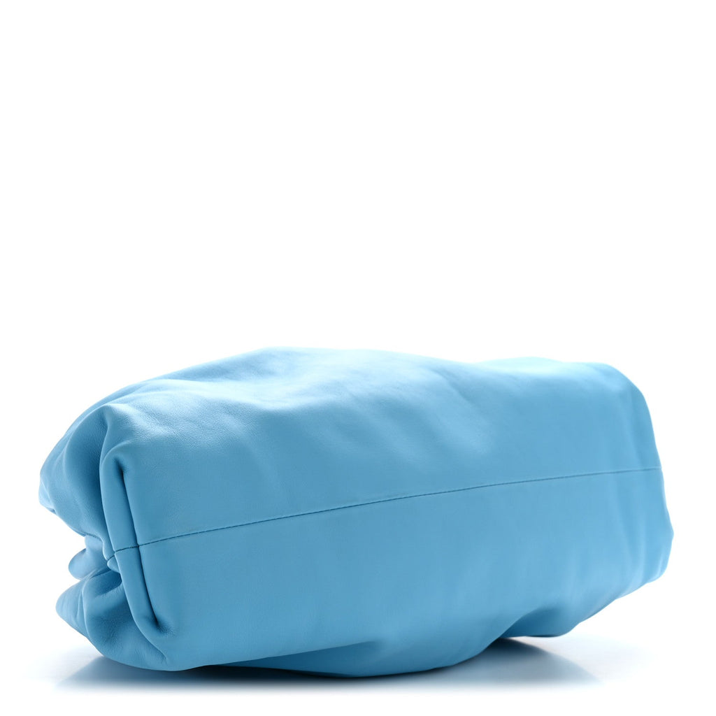 Smooth Butter Calf The Pouch Oversized Clutch Swimming Pool