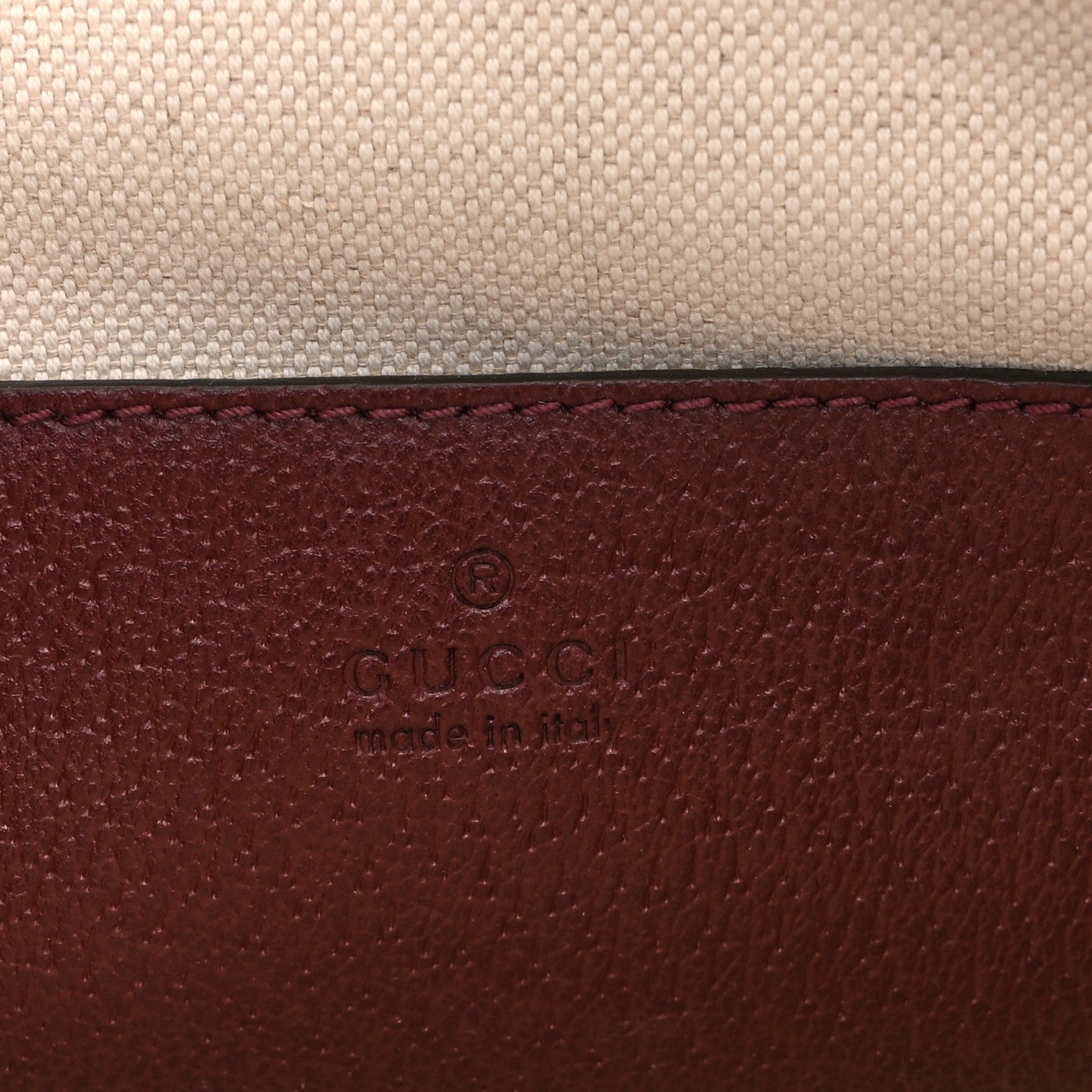 Monogram Textured Dollar Calfskin Mini Horsebit 1955 Top Handle Bag Sahara Rubino Chardonnay