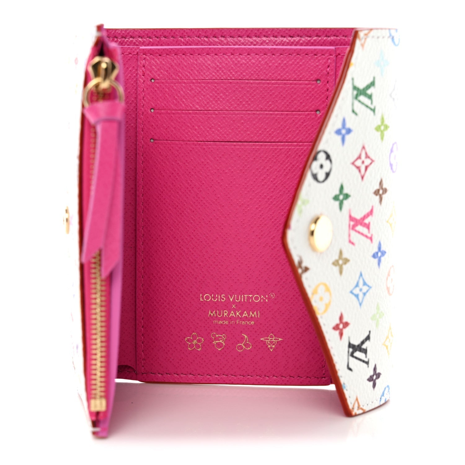 LV x TM Monogram Multicolor Victorine Wallet White
