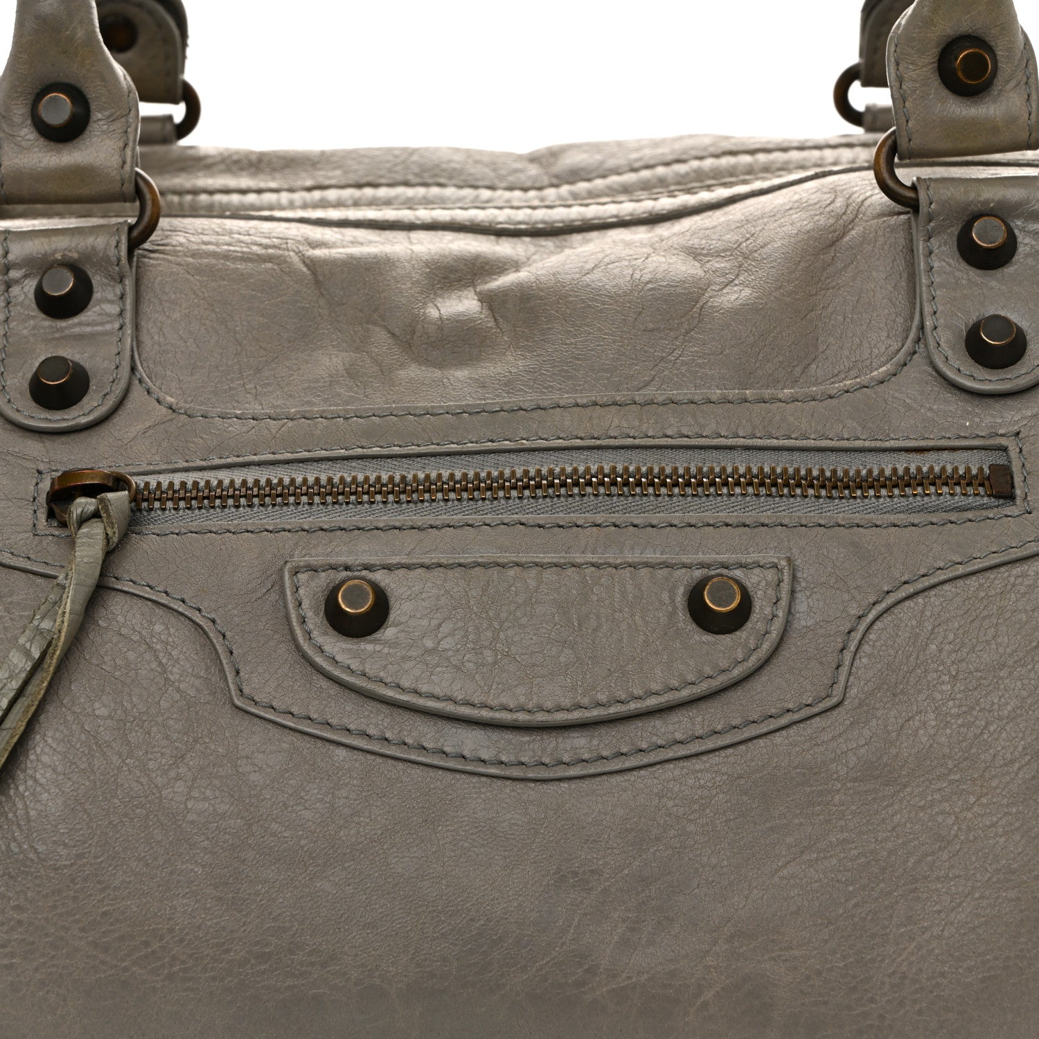 Agneau Classic Hardware Boston Gris Pyrite