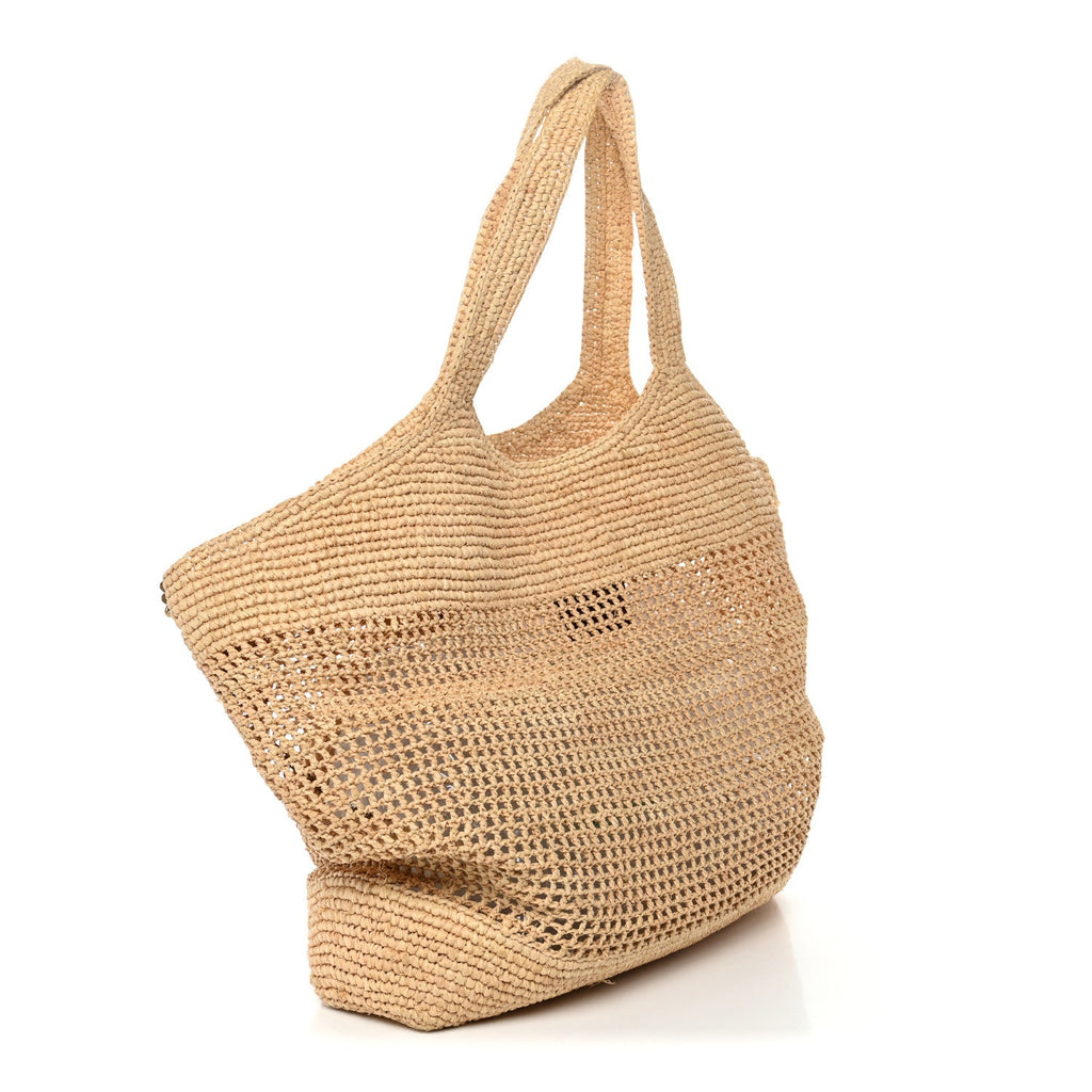 Raffia Icare Shopping Tote Natural