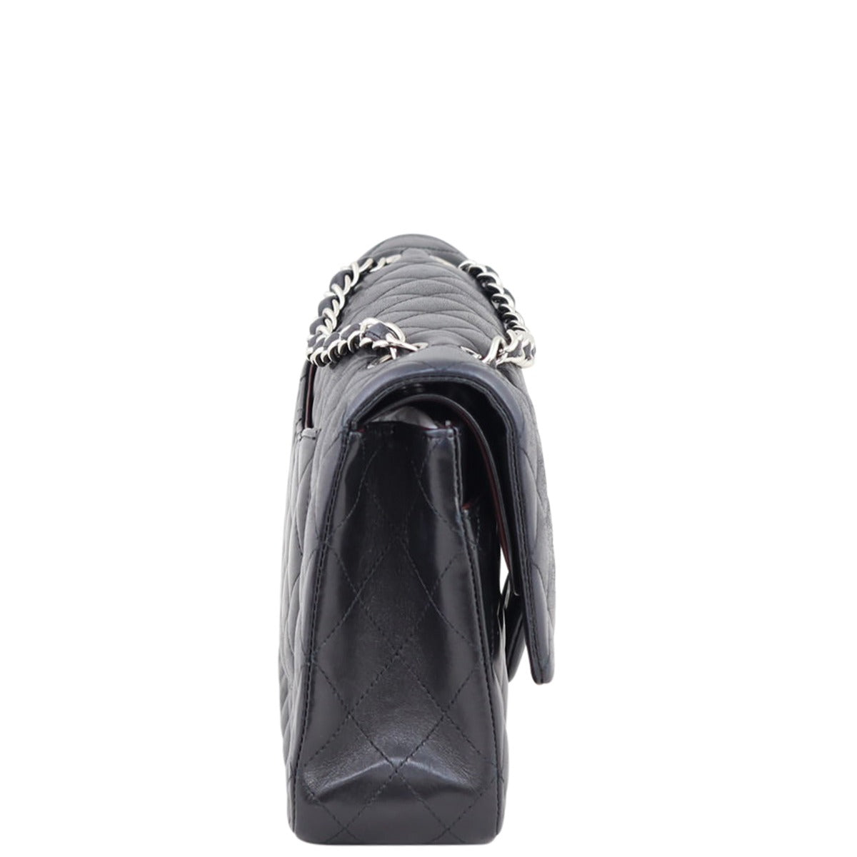 Chanel Classic Double Flap Medium | 13 Series Black Silver Hardware
