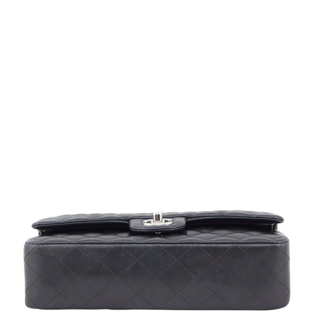Chanel Classic Double Flap Medium | 13 Series Black Silver Hardware