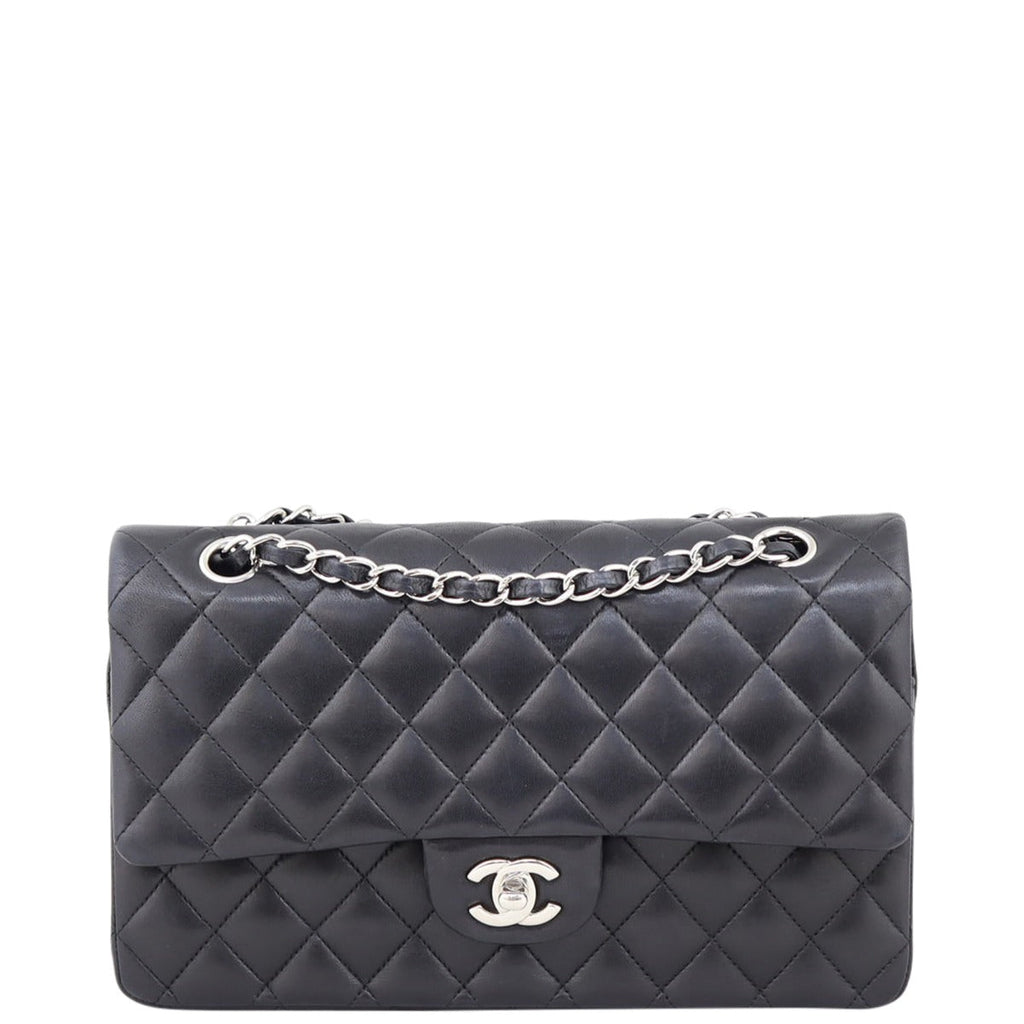 Chanel Classic Double Flap Medium | 13 Series Black Silver Hardware