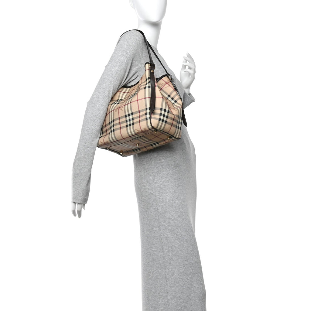 Haymarket Check Small Canterbury Tote Chocolate