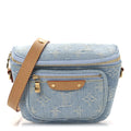 Monogram Denim Mini Bumbag Sky Blue