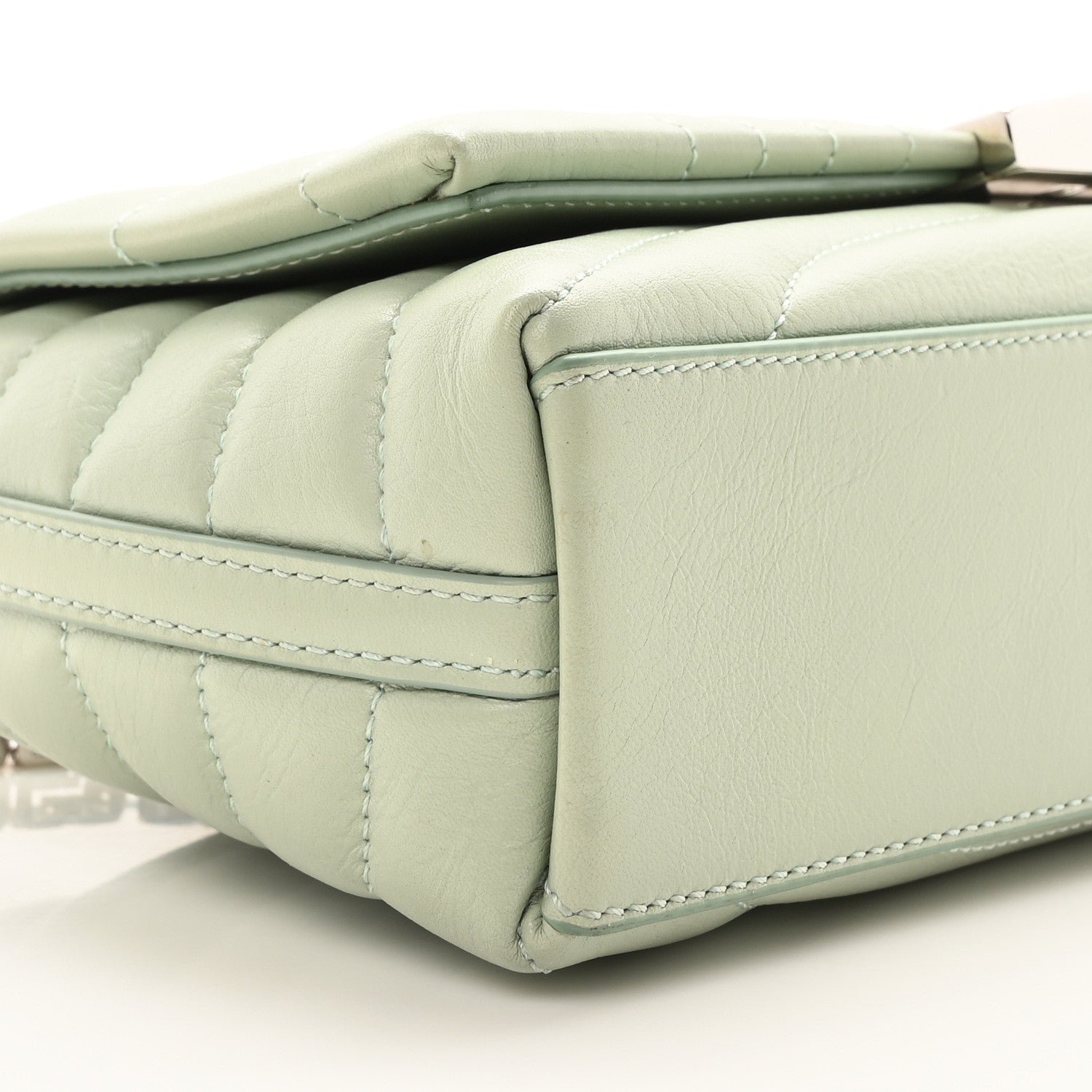 Calfskin Quilted Small 4G Shoulder Bag Light Green