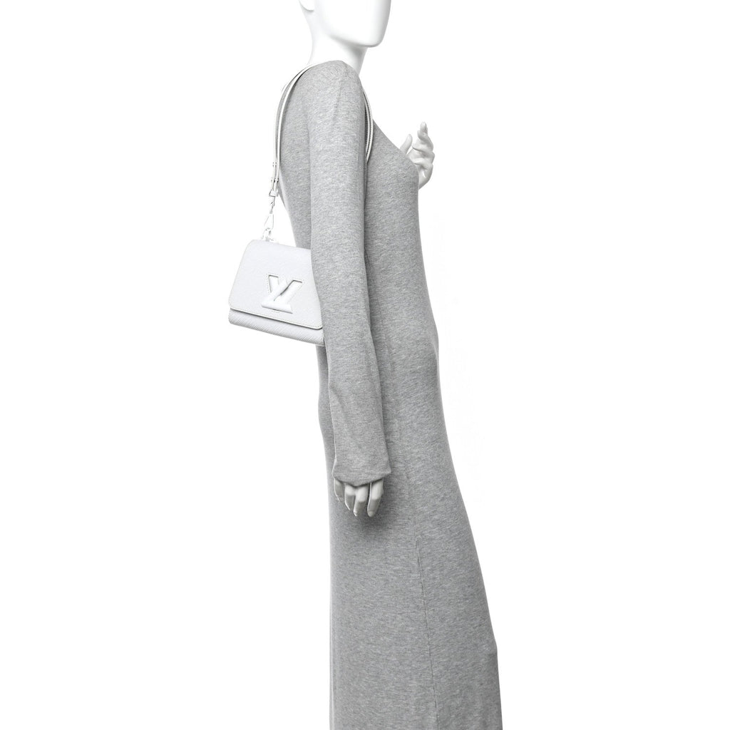 Epi Twist Shoulder Bag PM Matte White