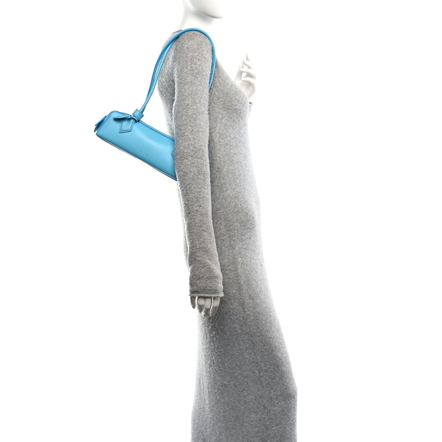 Shiny Goatskin Small Le Teckel Bag Amazonite