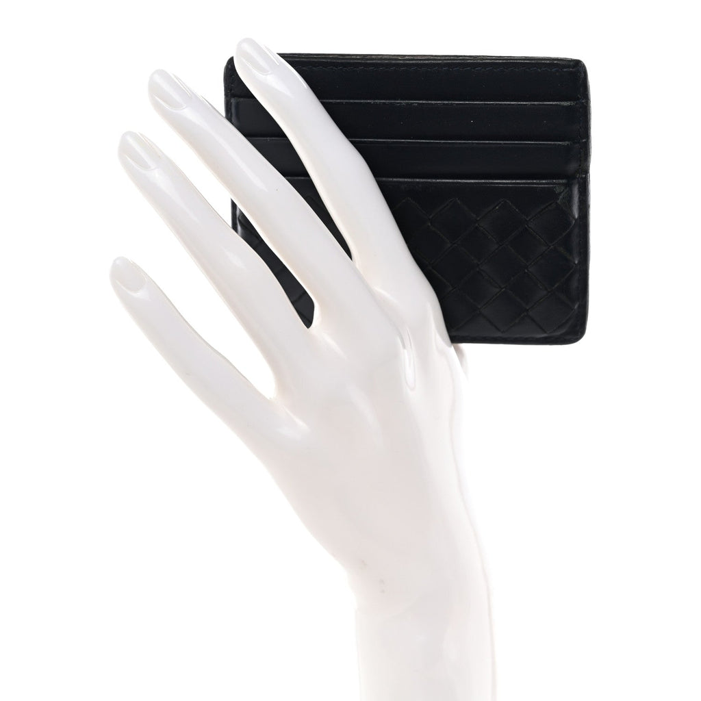 Nappa Intrecciato  Holder Deep Blue