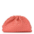 Nappa Maxi Intrecciato The Pouch Oversized Clutch Peach