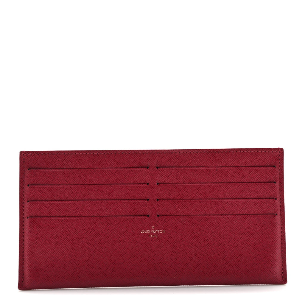 Calfskin Pochette Felicie  Holder Insert Fuchsia