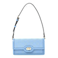 GG Monogram Scratch Lux Calfskin Mini Luce Shoulder Bag Blue