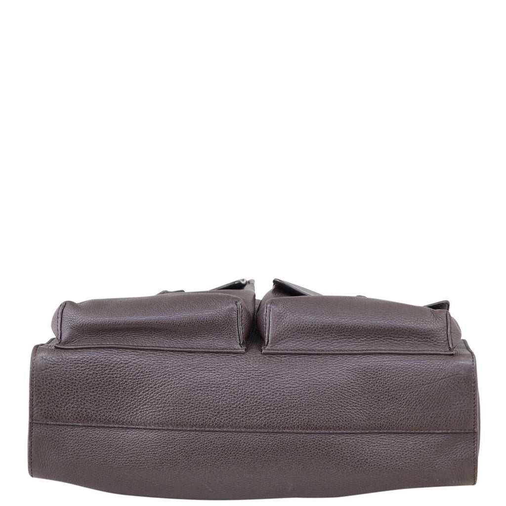 Gucci Bamboo Leather Messenger Bag