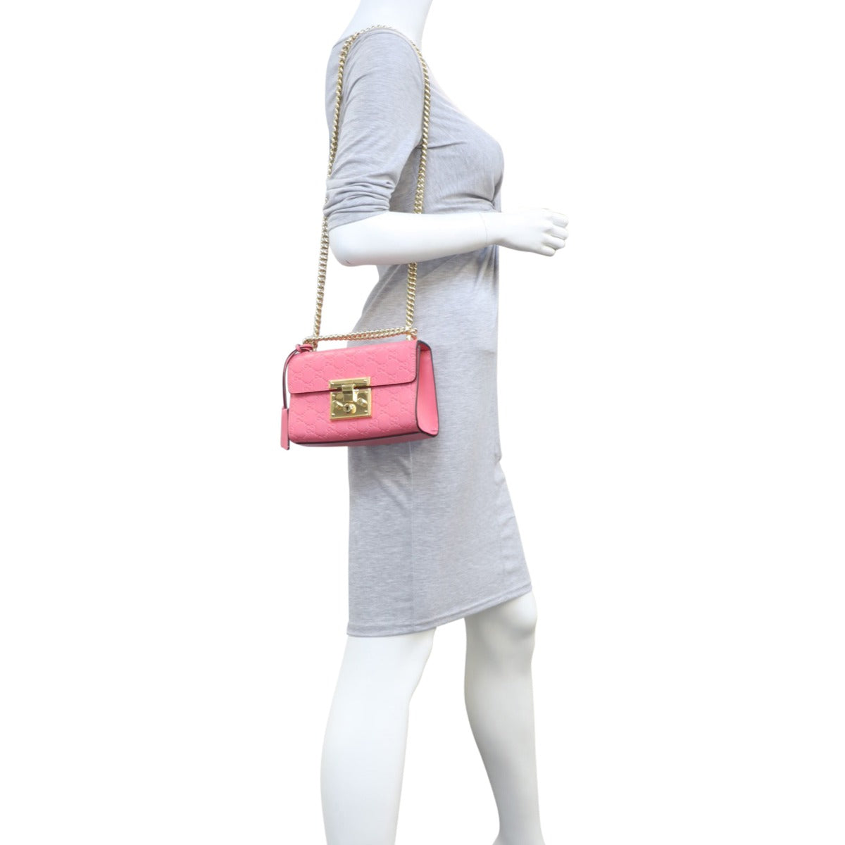 Gucci GG Guccissima Small Padlock Bag
