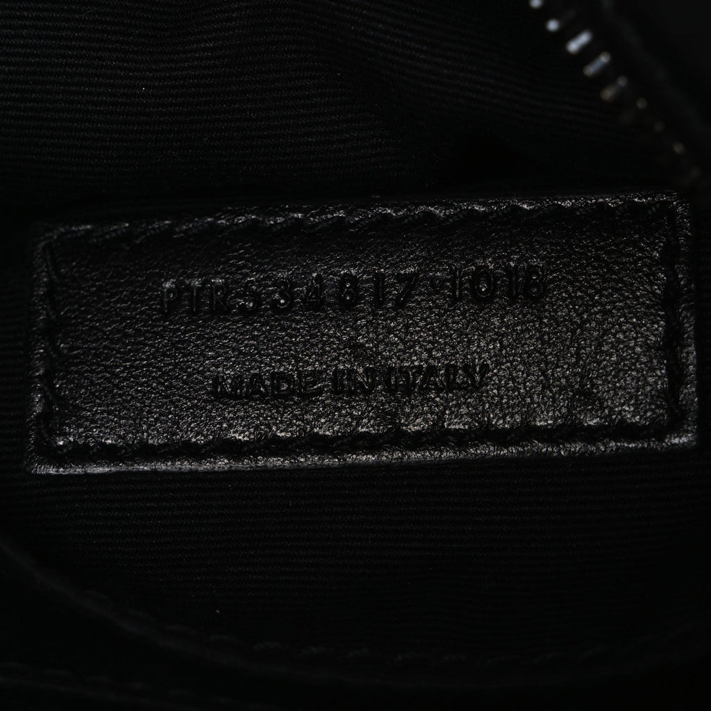 Calfskin Matelasse Monogram Lou Belt Bag Black