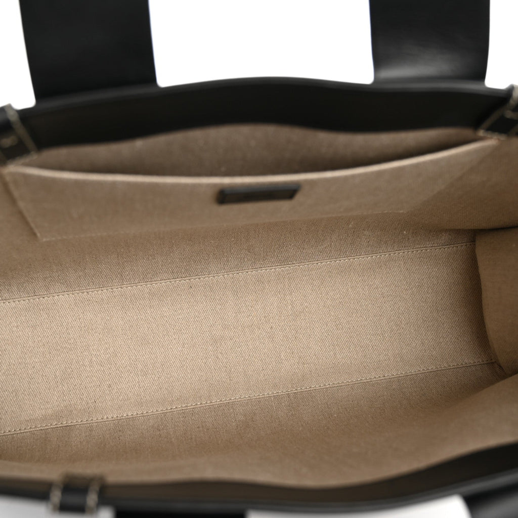 Calfskin Large Woody Tote Black