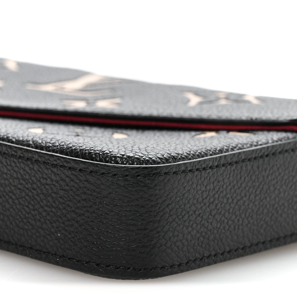 Empreinte Monogram Giant Felicie Pochette Black Beige