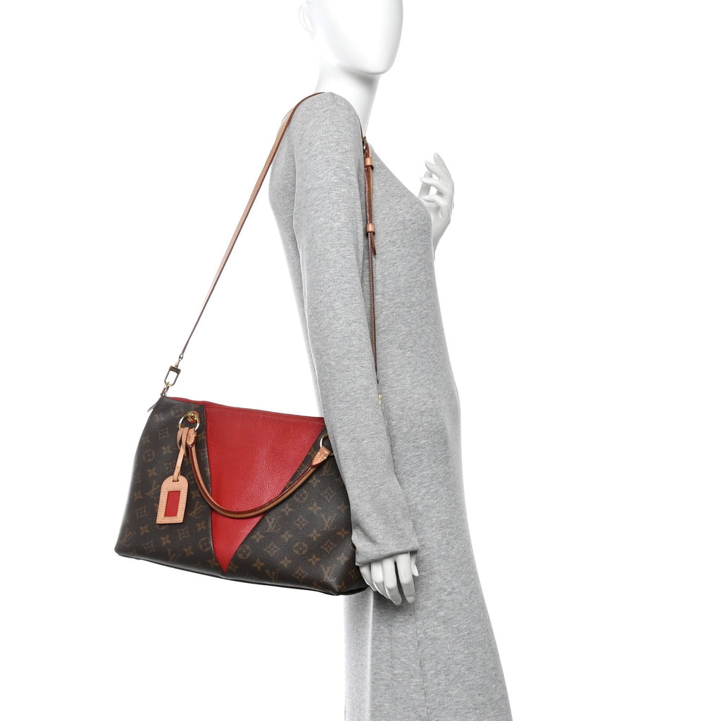 Monogram V Tote MM Cherry