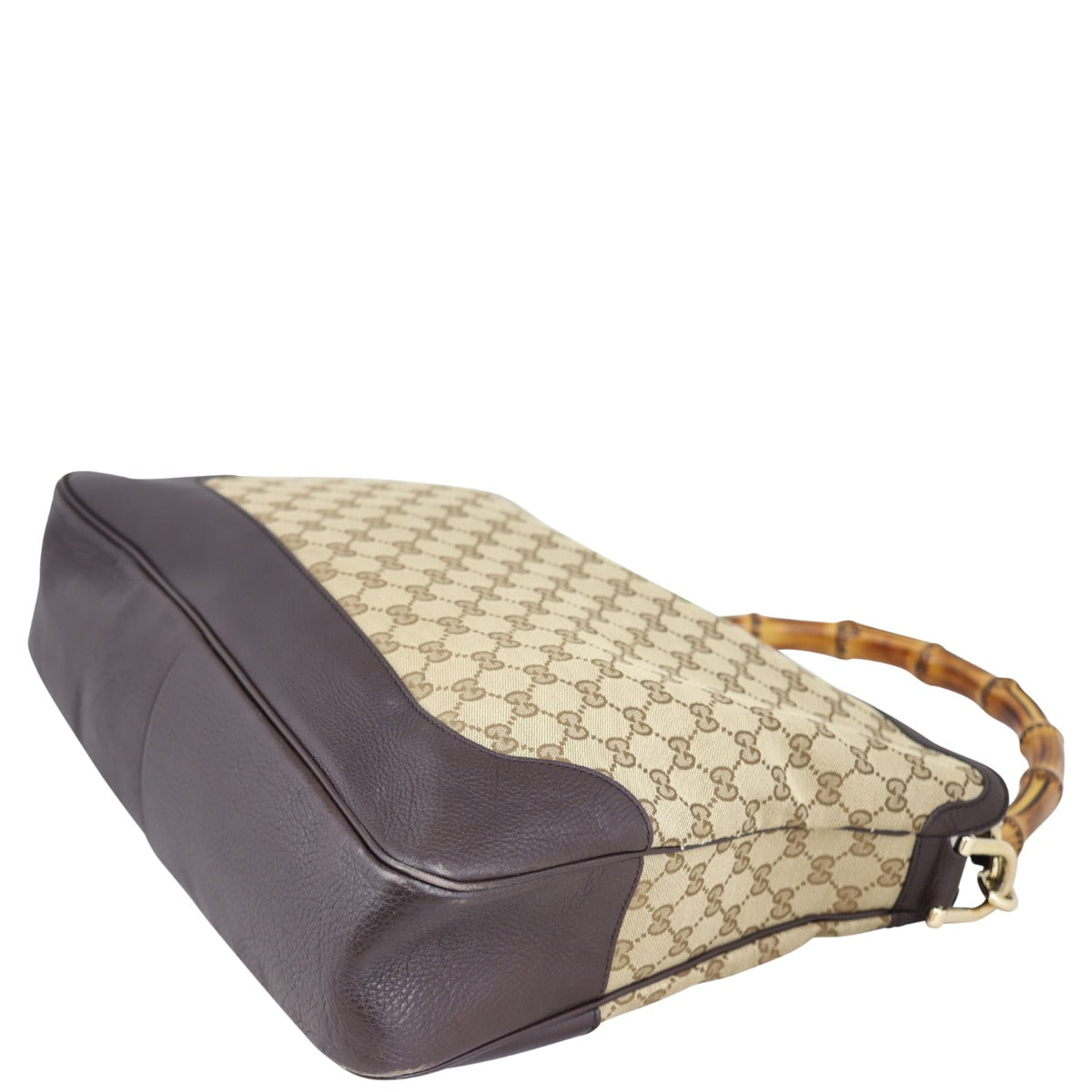 Gucci GG Canvas Diana Bamboo Shoulder Bag