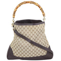 Gucci GG Canvas Diana Bamboo Shoulder Bag