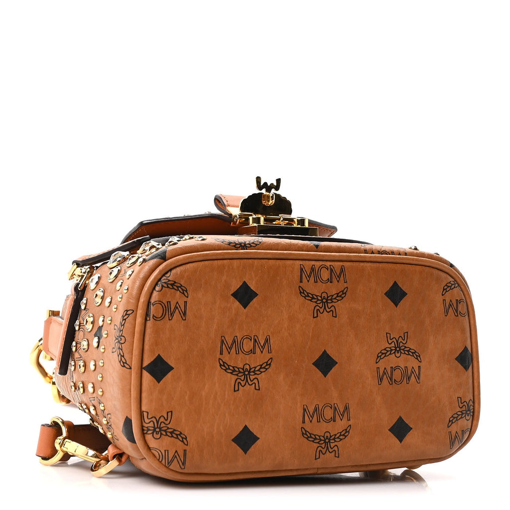 Vistetos Crystal X-Mini Patricia Backpack Cognac