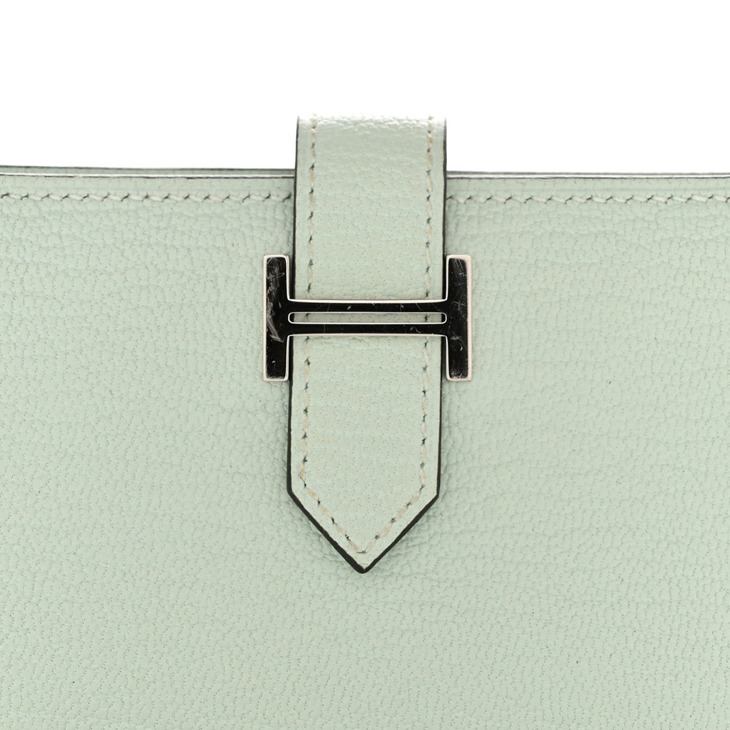 Chevre Mysore Bearn  Holder Wallet Vert Peppermint