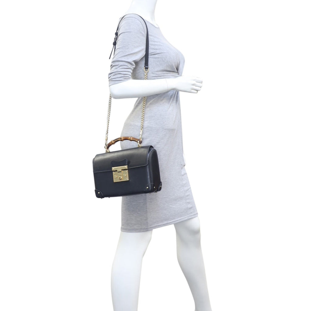 Gucci Padlock Small Bamboo Shoulder Bag