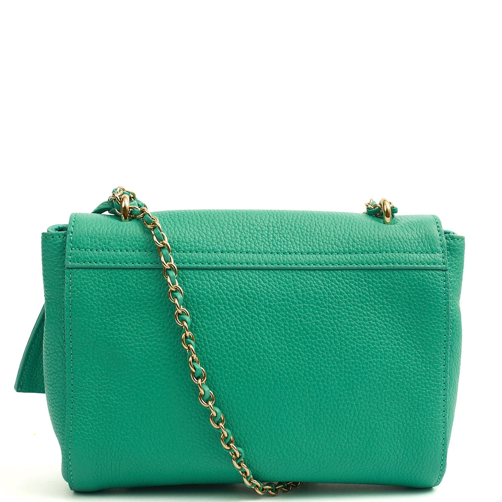 Mulberry Cross Body Lily in Aqua Green, Calfskin Leather