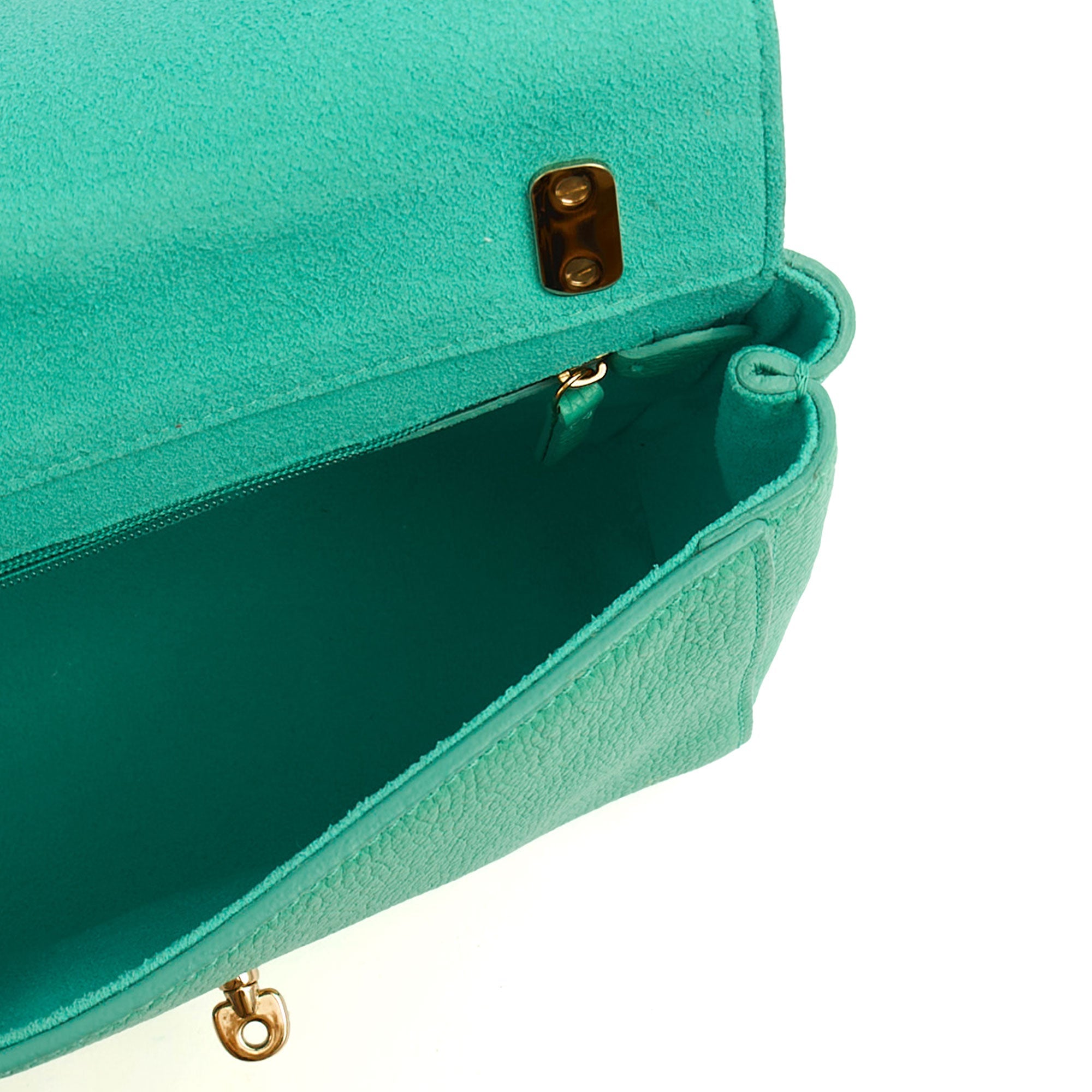Mulberry Cross Body Lily in Aqua Green, Calfskin Leather