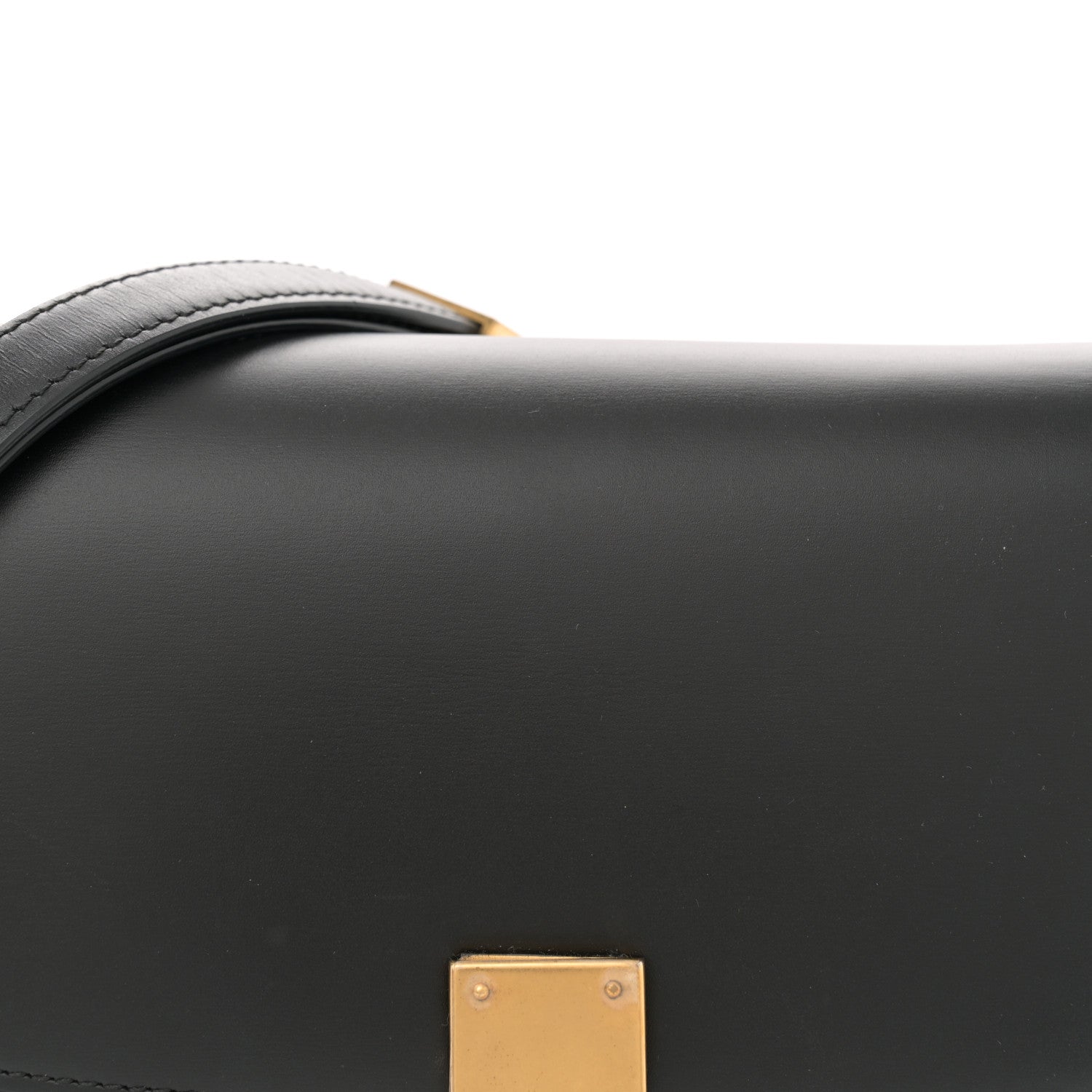 Box Calfskin Small Classic Box Flap Bag Black