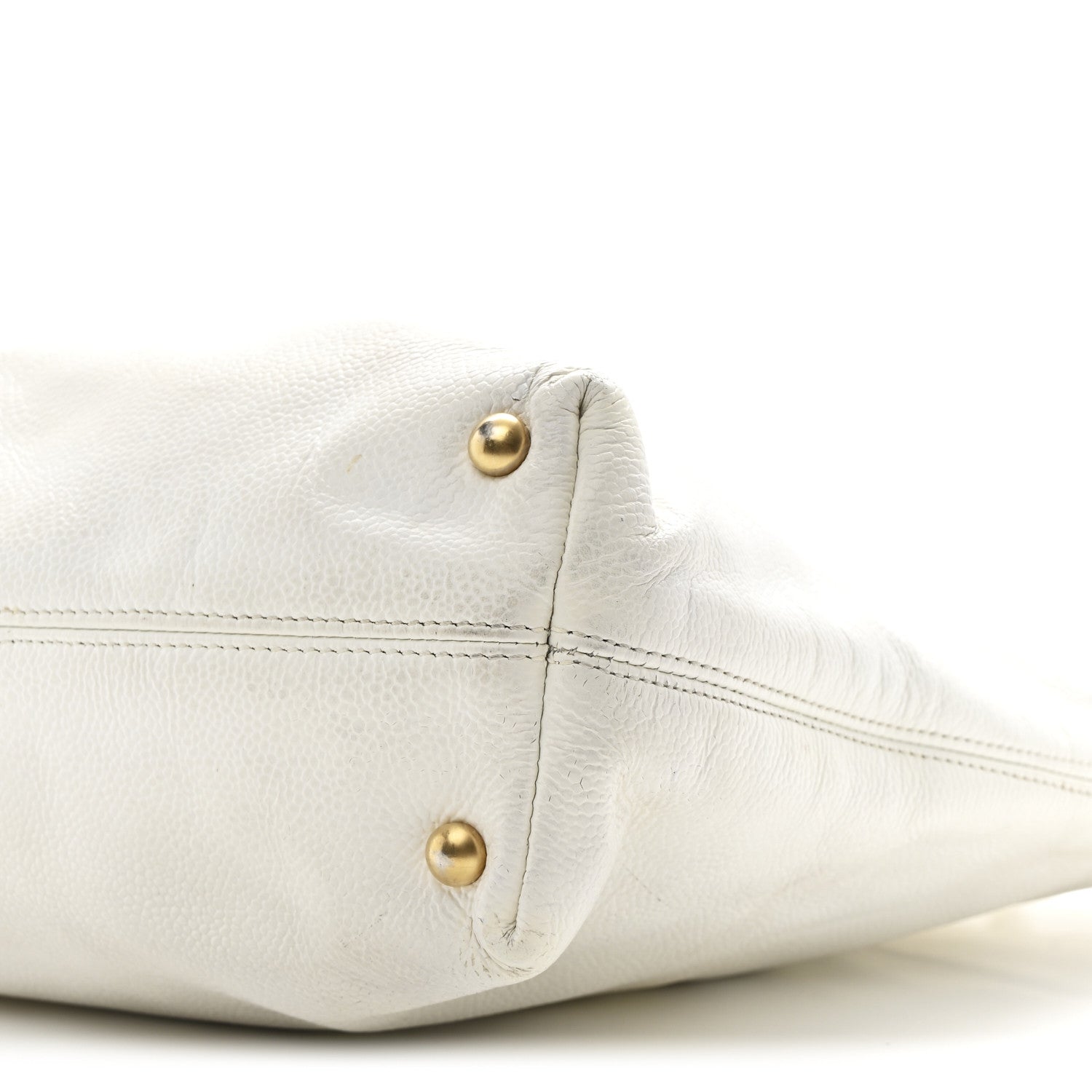 Caviar CC Timeless Tote White